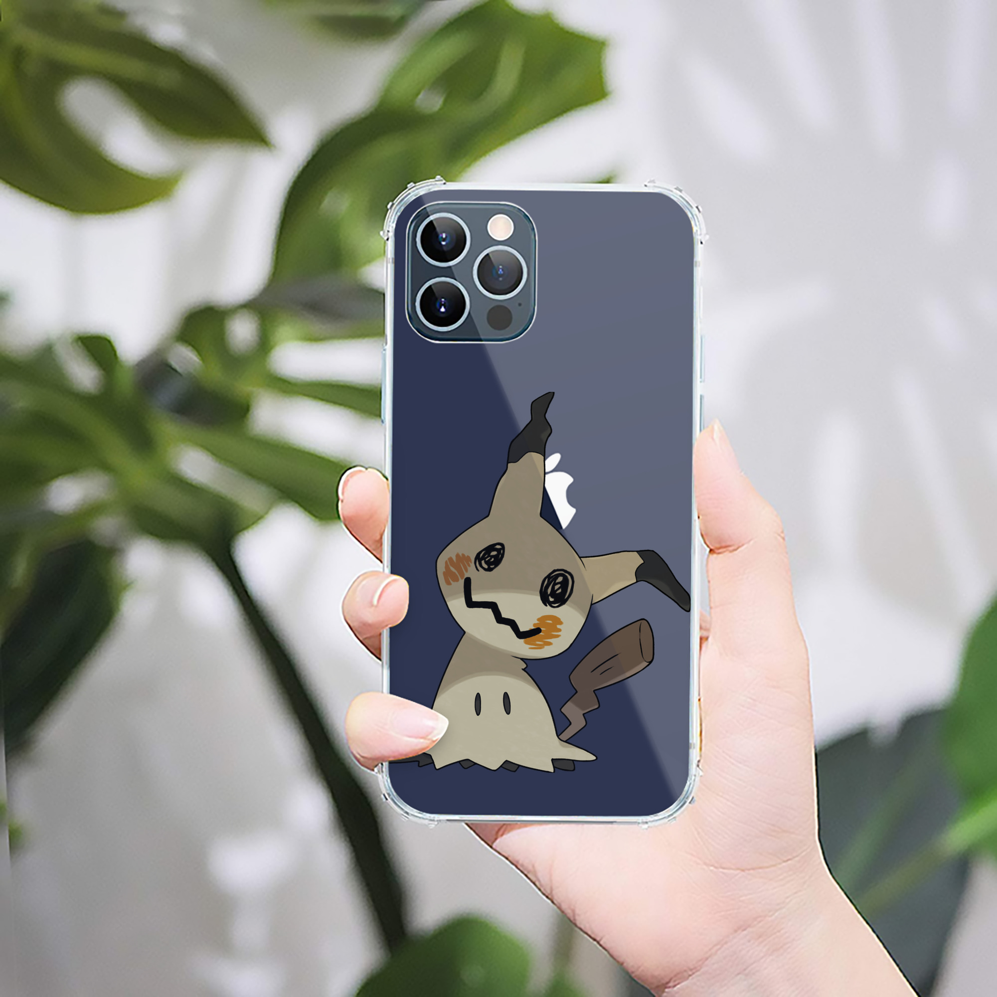 （画像用） ポケットモンスター Pokémon 【iPhone 12シリーズ対応】透明スマホケース（クリアソフトケース）